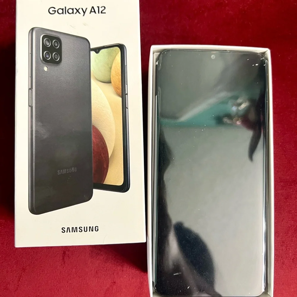 👑✅PRICE FIRM✅ Samsung Galaxy A12 Black Smartphone. 32gb Brand New! Unlocked!